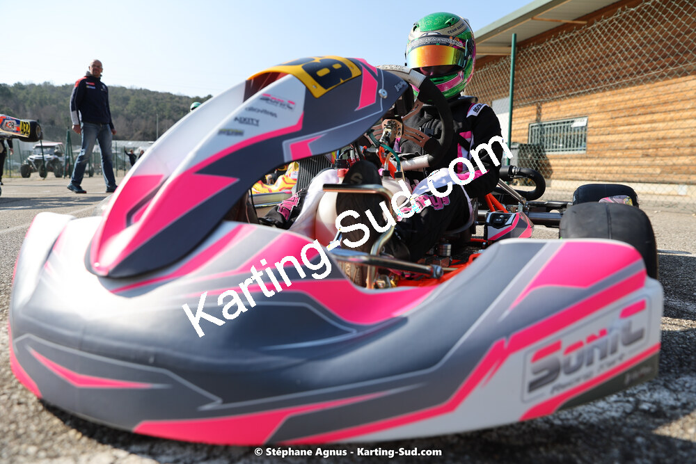 Sheylis VEDEL — 04 & 05/03/2023 : 1ère manche du Championnat du Sud à Alès (photos Stéphane Agnus) 2023 — karting