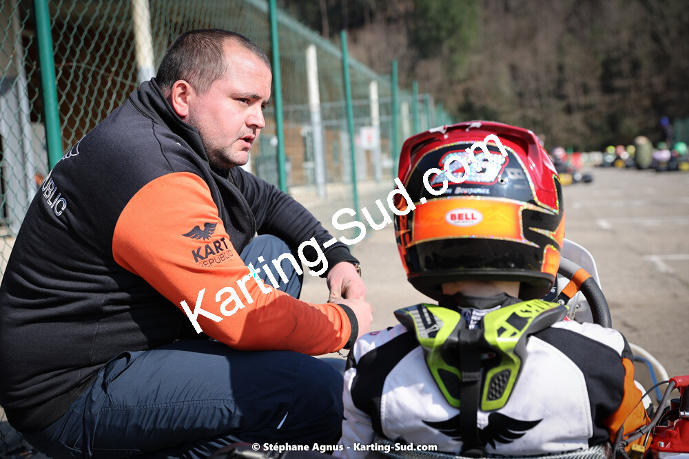 Stéphane BOUJAREL, Tom BOUJAREL — 04 & 05/03/2023 : 1ère manche du Championnat du Sud à Alès (photos Stéphane Agnus) 2023 — karting