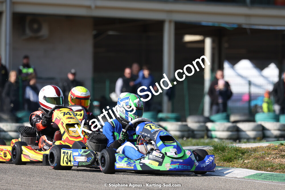 Maxime MOURGUES — 04 & 05/03/2023 : 1ère manche du Championnat du Sud à Alès (photos Stéphane Agnus) 2023 — karting
