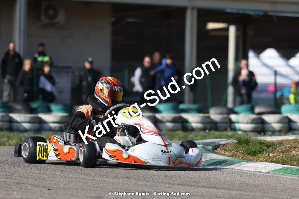 Thomas SUZANNE — 04 & 05/03/2023 : 1ère manche du Championnat du Sud à Alès (photos Stéphane Agnus) 2023 — karting