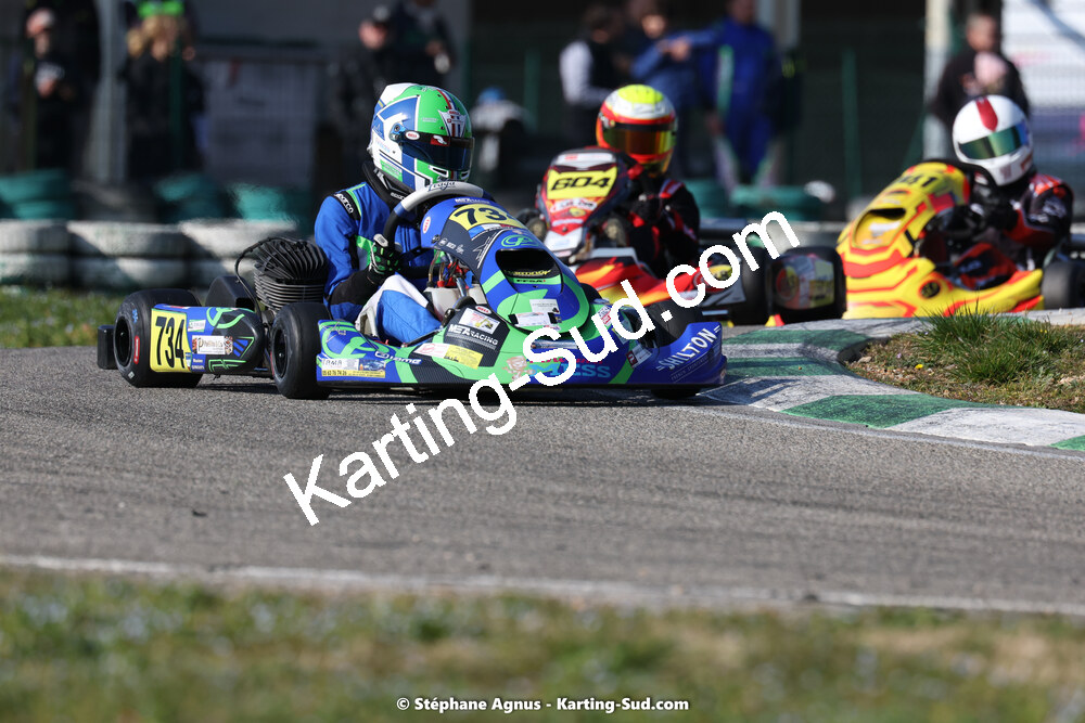 Maxime MOURGUES — 04 & 05/03/2023 : 1ère manche du Championnat du Sud à Alès (photos Stéphane Agnus) 2023 — karting