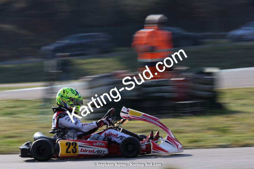 Sacha CATALA — 04 & 05/03/2023 : 1ère manche du Championnat du Sud à Alès (photos Stéphane Agnus) 2023 — karting
