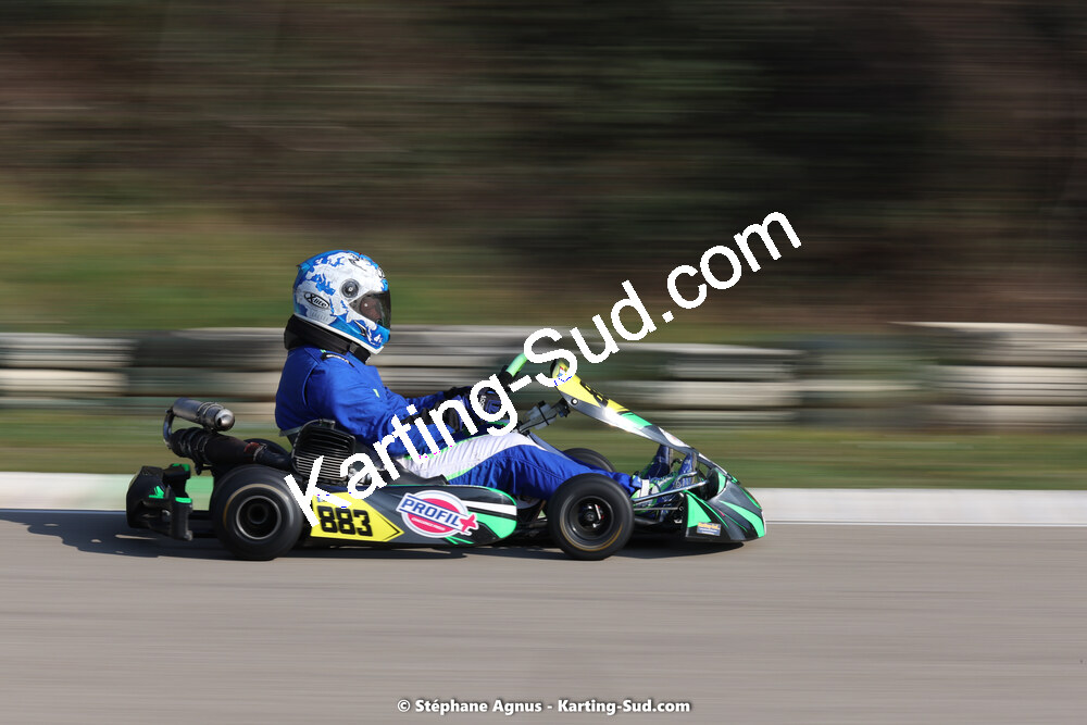 04 & 05/03/2023 : 1ère manche du Championnat du Sud à Alès (photos Stéphane Agnus) 2023 — karting