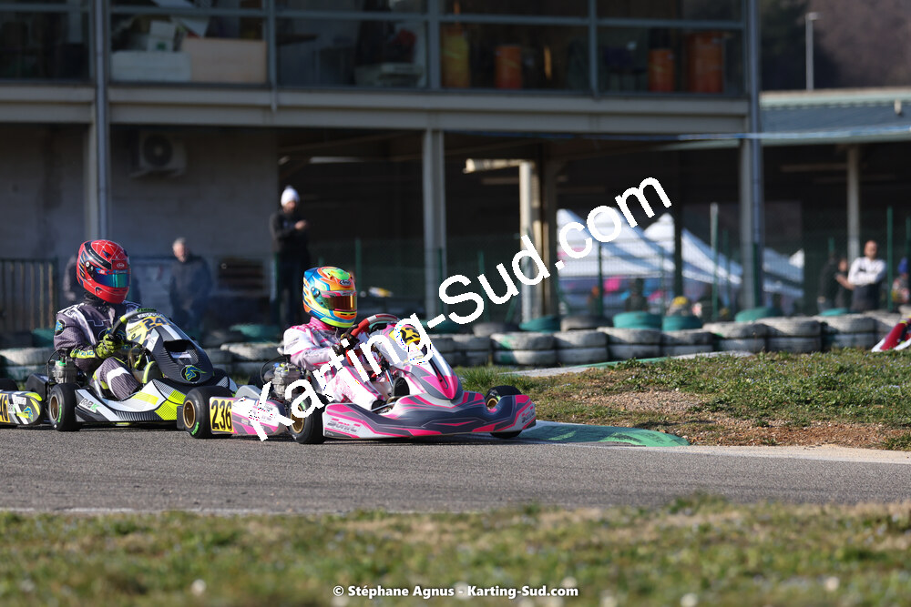 Alan LANFRAY — 04 & 05/03/2023 : 1ère manche du Championnat du Sud à Alès (photos Stéphane Agnus) 2023 — karting