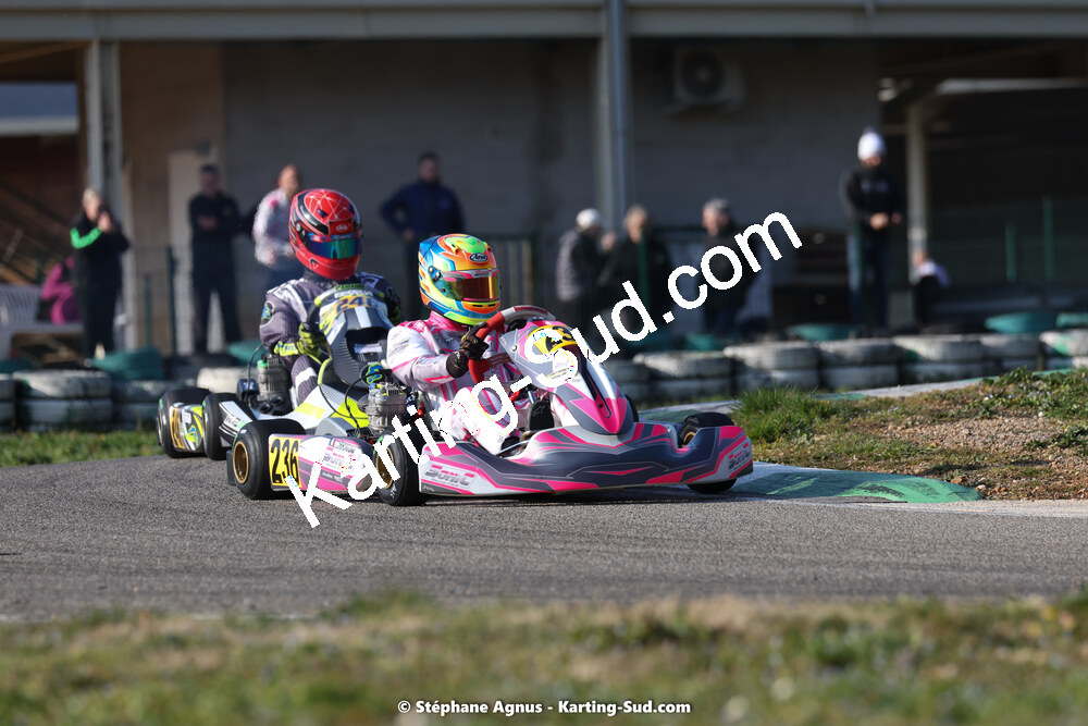Alan LANFRAY — 04 & 05/03/2023 : 1ère manche du Championnat du Sud à Alès (photos Stéphane Agnus) 2023 — karting