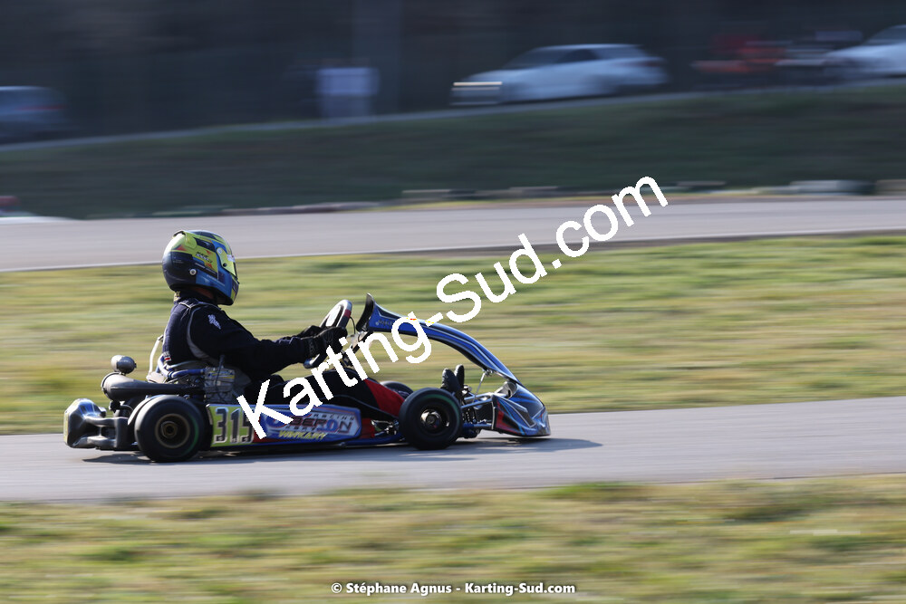 Sébastien ANDRES — 04 & 05/03/2023 : 1ère manche du Championnat du Sud à Alès (photos Stéphane Agnus) 2023 — karting