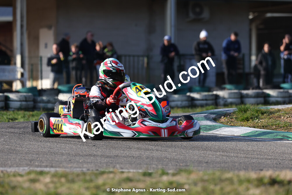 Ethan CHAIX — 04 & 05/03/2023 : 1ère manche du Championnat du Sud à Alès (photos Stéphane Agnus) 2023 — karting