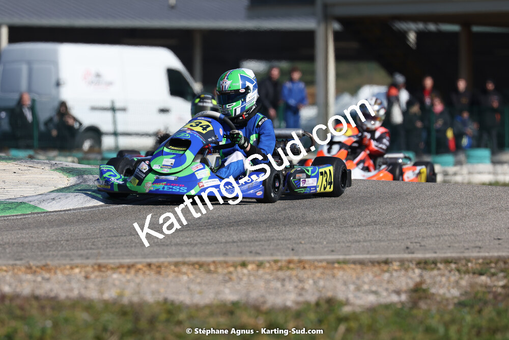 Maxime MOURGUES — 04 & 05/03/2023 : 1ère manche du Championnat du Sud à Alès (photos Stéphane Agnus) 2023 — karting