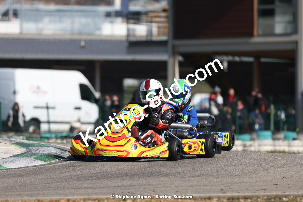 Louka MICHEL — 04 & 05/03/2023 : 1ère manche du Championnat du Sud à Alès (photos Stéphane Agnus) 2023 — karting