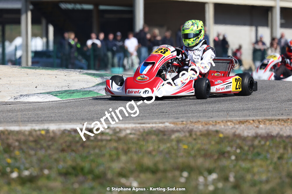 Sacha CATALA — 04 & 05/03/2023 : 1ère manche du Championnat du Sud à Alès (photos Stéphane Agnus) 2023 — karting