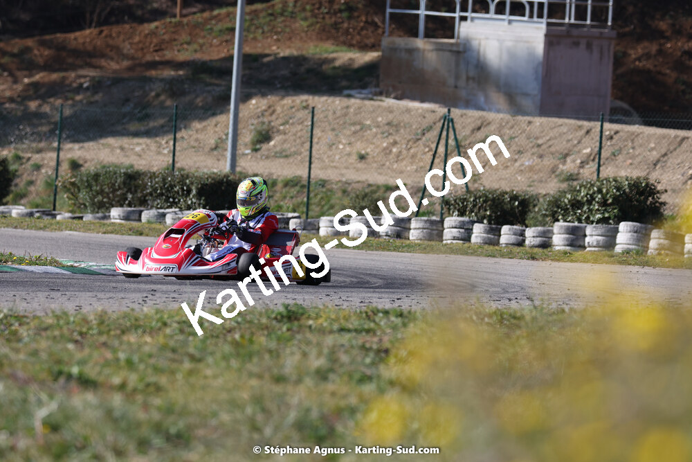 Quentin PAGES — 04 & 05/03/2023 : 1ère manche du Championnat du Sud à Alès (photos Stéphane Agnus) 2023 — karting