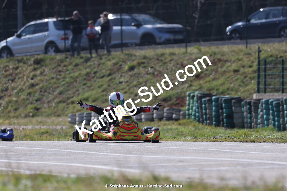 Louka MICHEL — 04 & 05/03/2023 : 1ère manche du Championnat du Sud à Alès (photos Stéphane Agnus) 2023 — karting