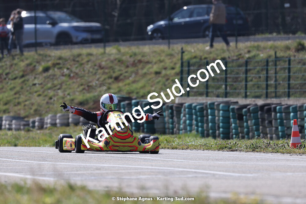 Louka MICHEL — 04 & 05/03/2023 : 1ère manche du Championnat du Sud à Alès (photos Stéphane Agnus) 2023 — karting
