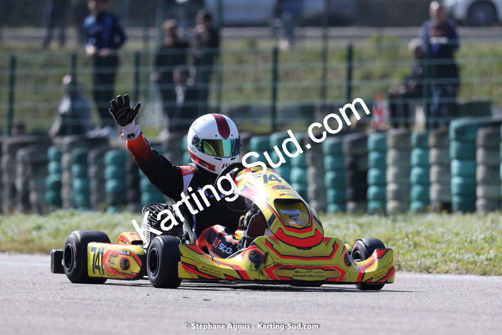 Louka MICHEL — 04 & 05/03/2023 : 1ère manche du Championnat du Sud à Alès (photos Stéphane Agnus) 2023 — karting