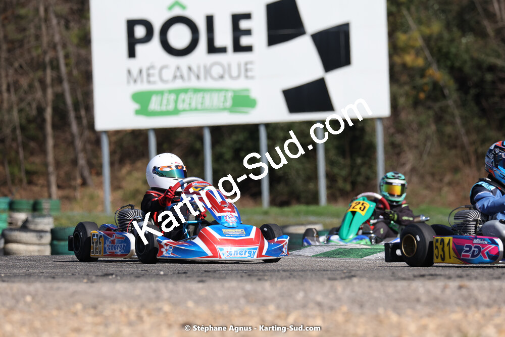 Arthur BENOIT — 04 & 05/03/2023 : 1ère manche du Championnat du Sud à Alès (photos Stéphane Agnus) 2023 — karting