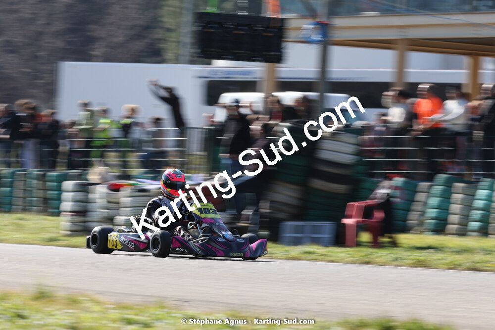 04 & 05/03/2023 : 1ère manche du Championnat du Sud à Alès (photos Stéphane Agnus) 2023 — karting