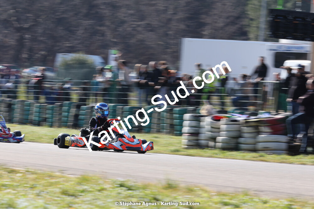 04 & 05/03/2023 : 1ère manche du Championnat du Sud à Alès (photos Stéphane Agnus) 2023 — karting