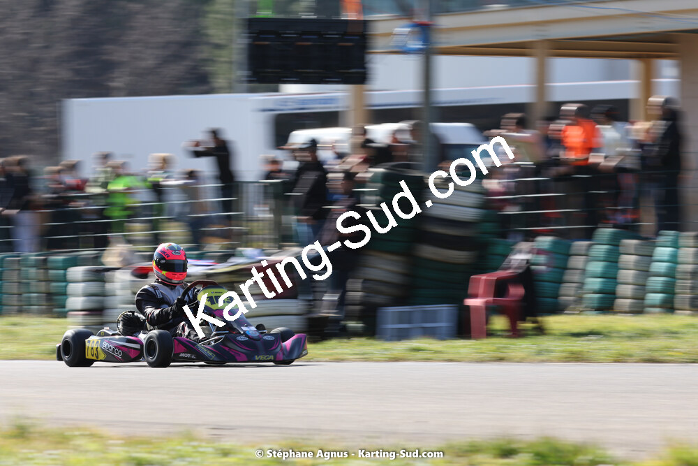 04 & 05/03/2023 : 1ère manche du Championnat du Sud à Alès (photos Stéphane Agnus) 2023 — karting