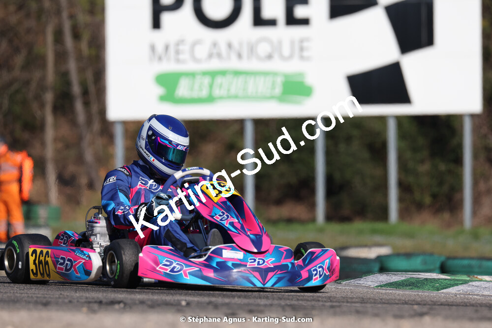 Bruno TEXEIRA — 04 & 05/03/2023 : 1ère manche du Championnat du Sud à Alès (photos Stéphane Agnus) 2023 — karting