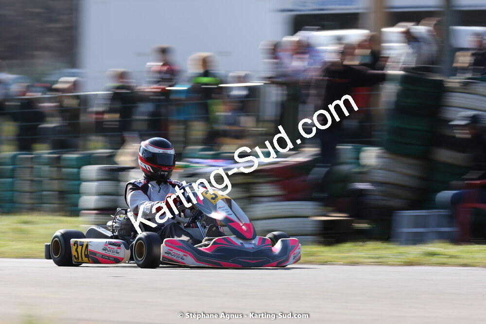 Philippe ROMERO — 04 & 05/03/2023 : 1ère manche du Championnat du Sud à Alès (photos Stéphane Agnus) 2023 — karting