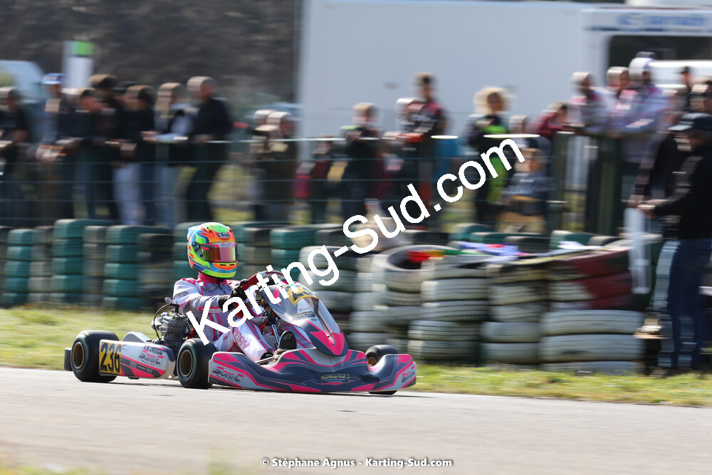 Alan LANFRAY — 04 & 05/03/2023 : 1ère manche du Championnat du Sud à Alès (photos Stéphane Agnus) 2023 — karting