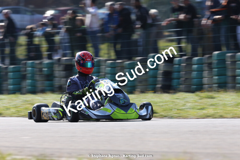 Noam PUJOL — 04 & 05/03/2023 : 1ère manche du Championnat du Sud à Alès (photos Stéphane Agnus) 2023 — karting