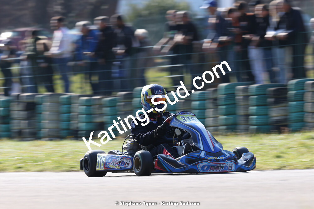 Sébastien ANDRES — 04 & 05/03/2023 : 1ère manche du Championnat du Sud à Alès (photos Stéphane Agnus) 2023 — karting