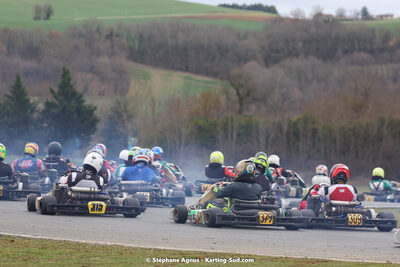 12/03/2023 : 1ère manche de l’Atlantic Trophée à Layrac (photos Stéphane Agnus) 2023 — karting