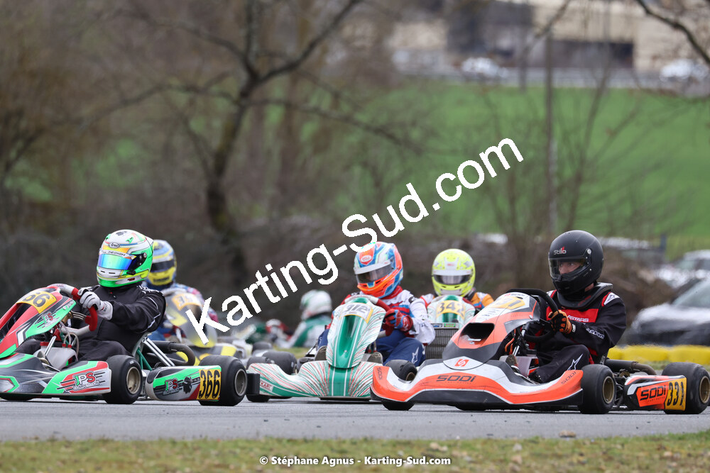 12/03/2023 : 1ère manche de l’Atlantic Trophée à Layrac (photos Stéphane Agnus) 2023 — karting