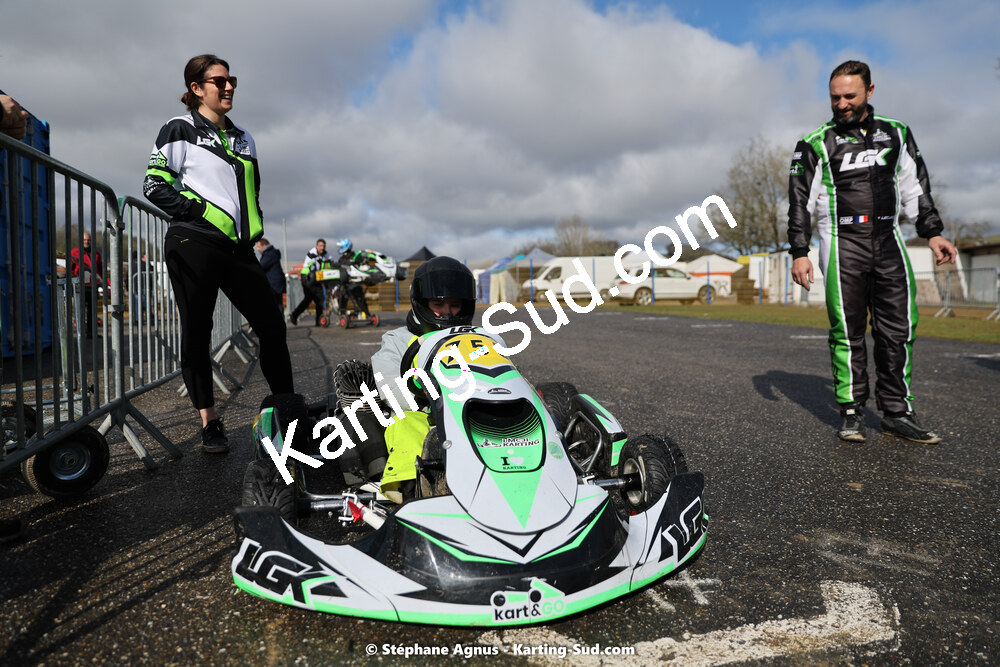 12/03/2023 : 1ère manche de l’Atlantic Trophée à Layrac (photos Stéphane Agnus) 2023 — karting