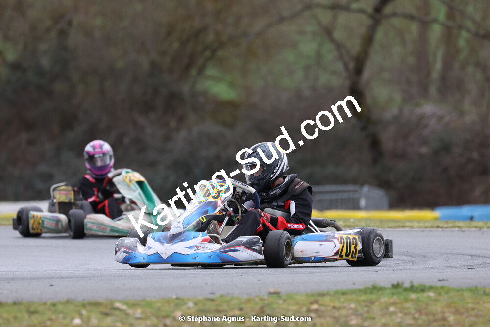 12/03/2023 : 1ère manche de l’Atlantic Trophée à Layrac (photos Stéphane Agnus) 2023 — karting