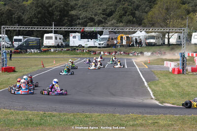08 & 09/04/2023 : 3ème manche du Championnat du Sud à Fun Kart Brissac (photos Stéphane Agnus) 2023 — karting