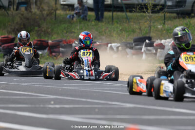 08 & 09/04/2023 : 3ème manche du Championnat du Sud à Fun Kart Brissac (photos Stéphane Agnus) 2023 — karting