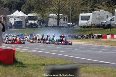 08 & 09/04/2023 : 3ème manche du Championnat du Sud à Fun Kart Brissac (photos Stéphane Agnus) 2023 — karting