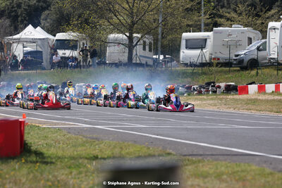 08 & 09/04/2023 : 3ème manche du Championnat du Sud à Fun Kart Brissac (photos Stéphane Agnus) 2023 — karting