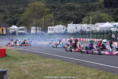 08 & 09/04/2023 : 3ème manche du Championnat du Sud à Fun Kart Brissac (photos Stéphane Agnus) 2023 — karting