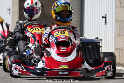 Hugo HERROUIN — 08 & 09/04/2023 : 3ème manche du Championnat du Sud à Fun Kart Brissac (photos Stéphane Agnus) 2023 — karting
