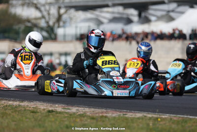 08 & 09/04/2023 : 3ème manche du Championnat du Sud à Fun Kart Brissac (photos Stéphane Agnus) 2023 — karting