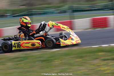 08 & 09/04/2023 : 3ème manche du Championnat du Sud à Fun Kart Brissac (photos Stéphane Agnus) 2023 — karting