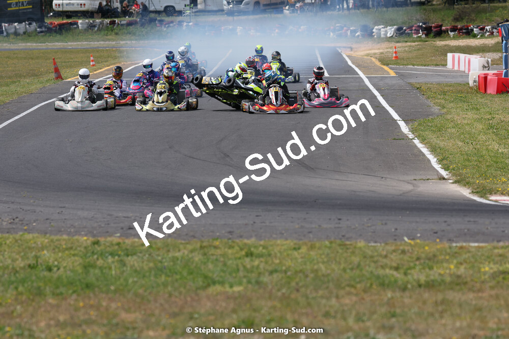08 & 09/04/2023 : 3ème manche du Championnat du Sud à Fun Kart Brissac (photos Stéphane Agnus) 2023 — karting