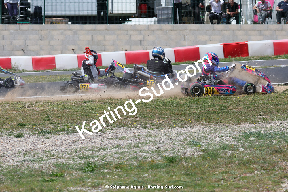 08 & 09/04/2023 : 3ème manche du Championnat du Sud à Fun Kart Brissac (photos Stéphane Agnus) 2023 — karting