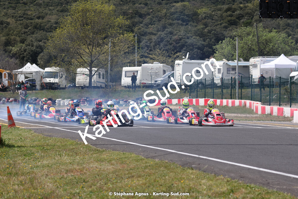 08 & 09/04/2023 : 3ème manche du Championnat du Sud à Fun Kart Brissac (photos Stéphane Agnus) 2023 — karting