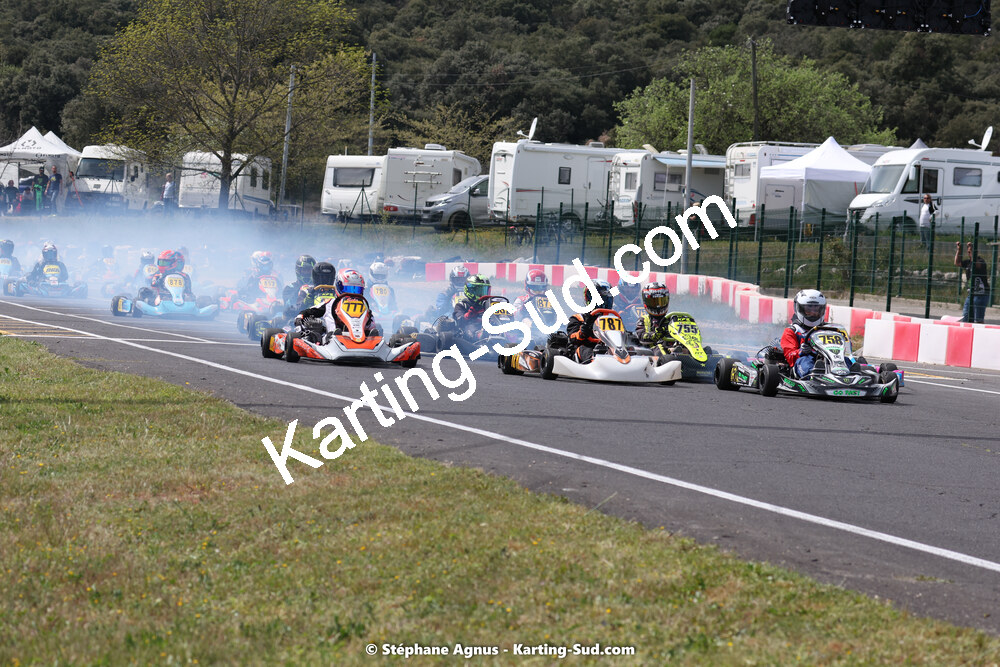 08 & 09/04/2023 : 3ème manche du Championnat du Sud à Fun Kart Brissac (photos Stéphane Agnus) 2023 — karting