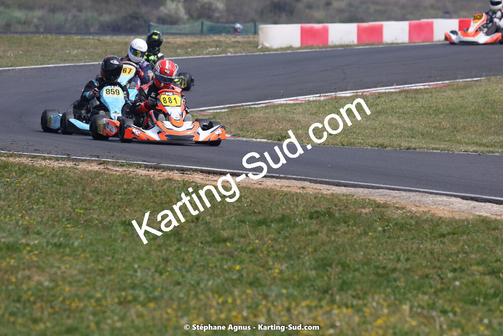 08 & 09/04/2023 : 3ème manche du Championnat du Sud à Fun Kart Brissac (photos Stéphane Agnus) 2023 — karting