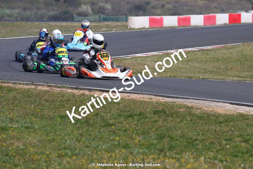 08 & 09/04/2023 : 3ème manche du Championnat du Sud à Fun Kart Brissac (photos Stéphane Agnus) 2023 — karting
