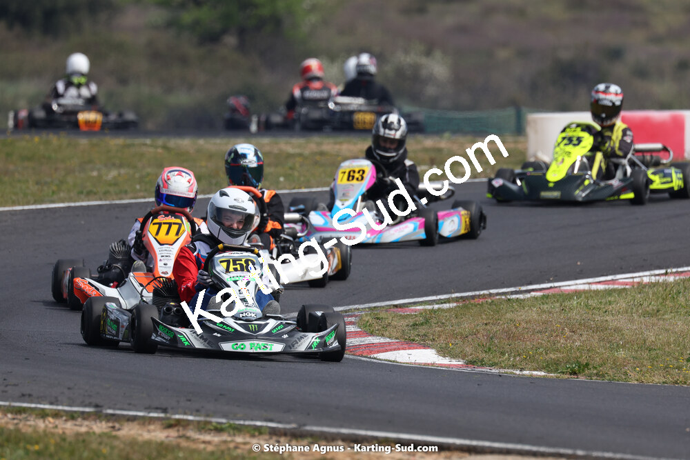 08 & 09/04/2023 : 3ème manche du Championnat du Sud à Fun Kart Brissac (photos Stéphane Agnus) 2023 — karting