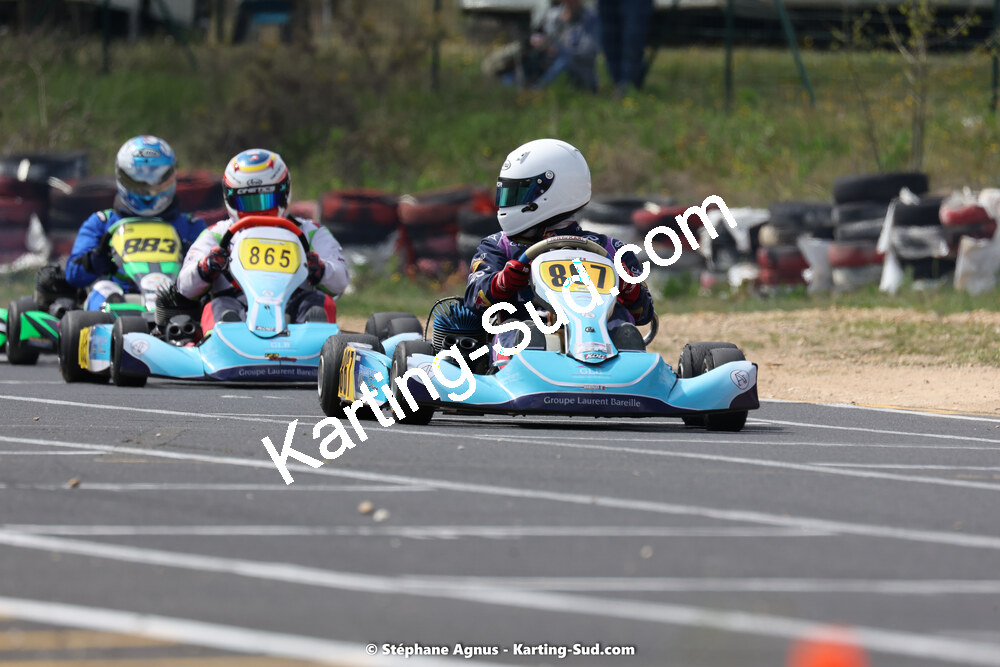 08 & 09/04/2023 : 3ème manche du Championnat du Sud à Fun Kart Brissac (photos Stéphane Agnus) 2023 — karting