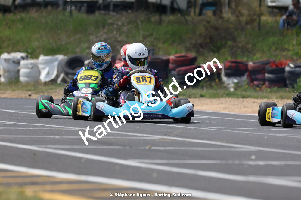 08 & 09/04/2023 : 3ème manche du Championnat du Sud à Fun Kart Brissac (photos Stéphane Agnus) 2023 — karting