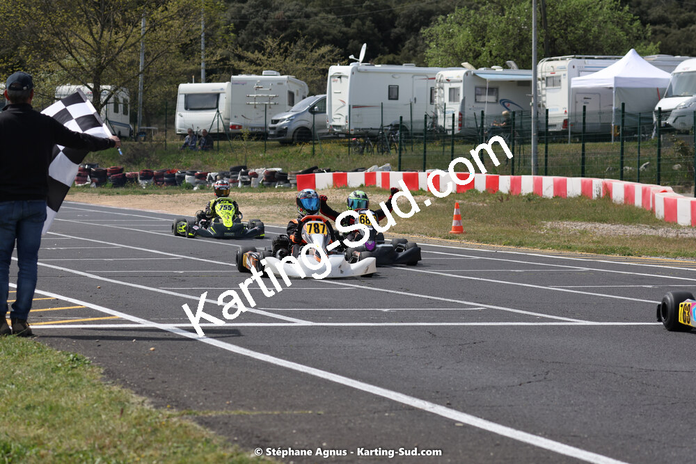08 & 09/04/2023 : 3ème manche du Championnat du Sud à Fun Kart Brissac (photos Stéphane Agnus) 2023 — karting