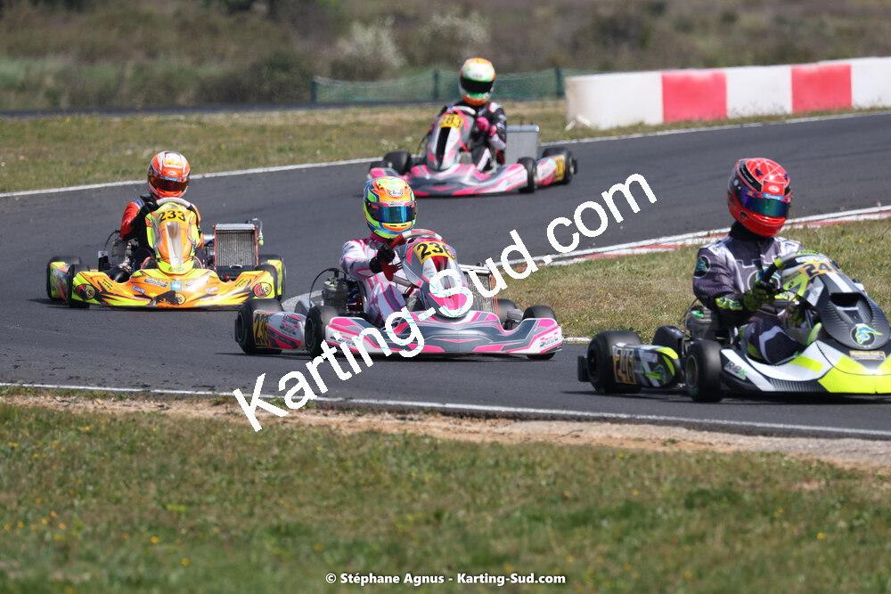 08 & 09/04/2023 : 3ème manche du Championnat du Sud à Fun Kart Brissac (photos Stéphane Agnus) 2023 — karting